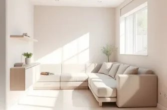 Эргономичная квартира без пыли: минималистичная сборная мебель на лету