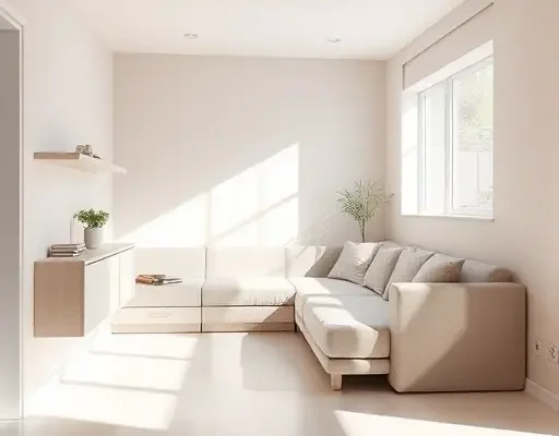 Эргономичная квартира без пыли: минималистичная сборная мебель на лету