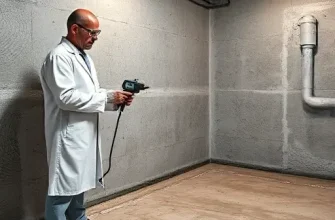 Гидроизоляция подвала с использованием геополимерной пены и нанофактурной фрезеровки стен