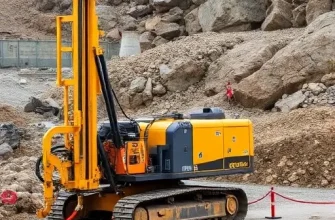 Сравнительный анализ компактных бурильных установка для горных работ на стройке