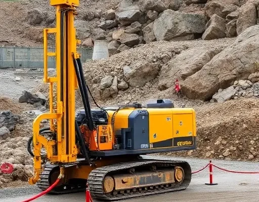 Сравнительный анализ компактных бурильных установка для горных работ на стройке